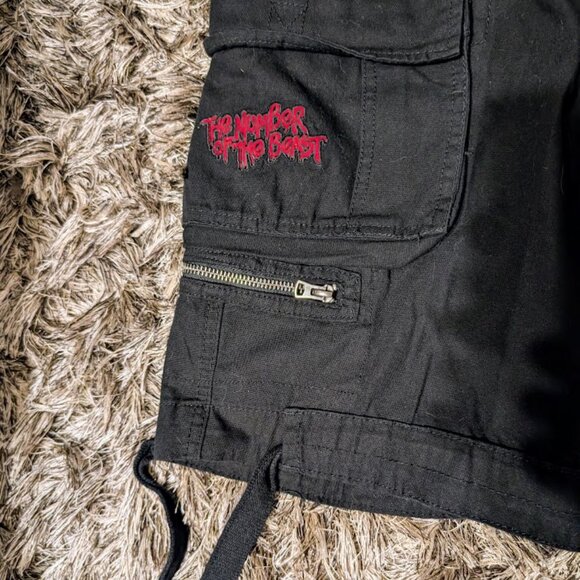 SOLD Brandit Iron Maiden Licensed Men's Shorts Number of the Beast Medium NWT - Picture 7 of 11